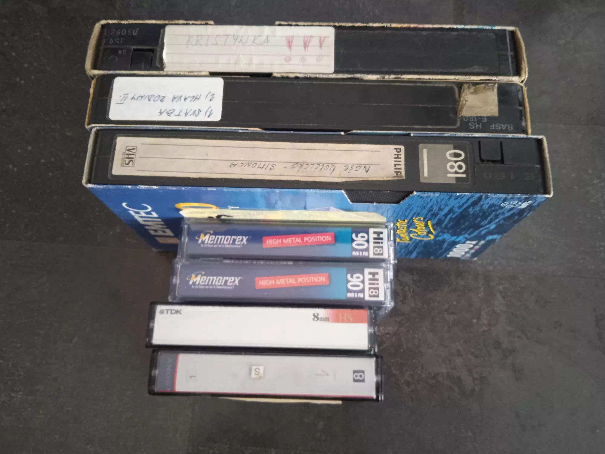 Převod VHS a Hi8 kazet